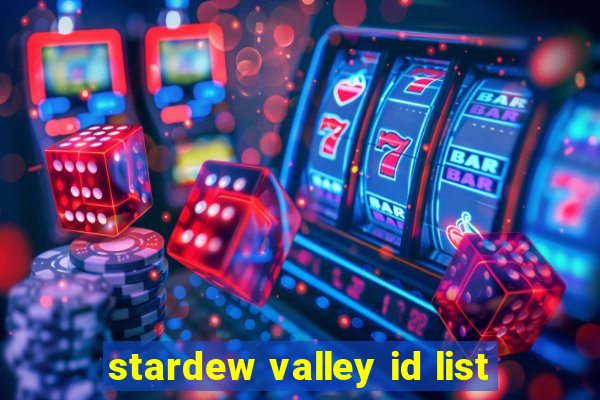 stardew valley id list